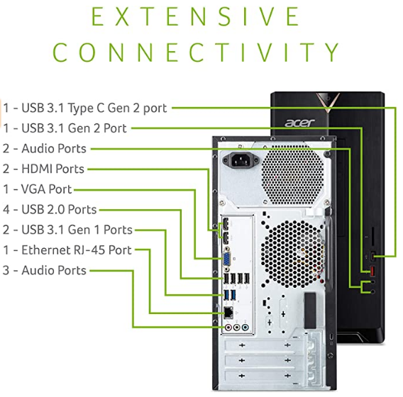 Acer Aspire TC-885-UA92 Desktop